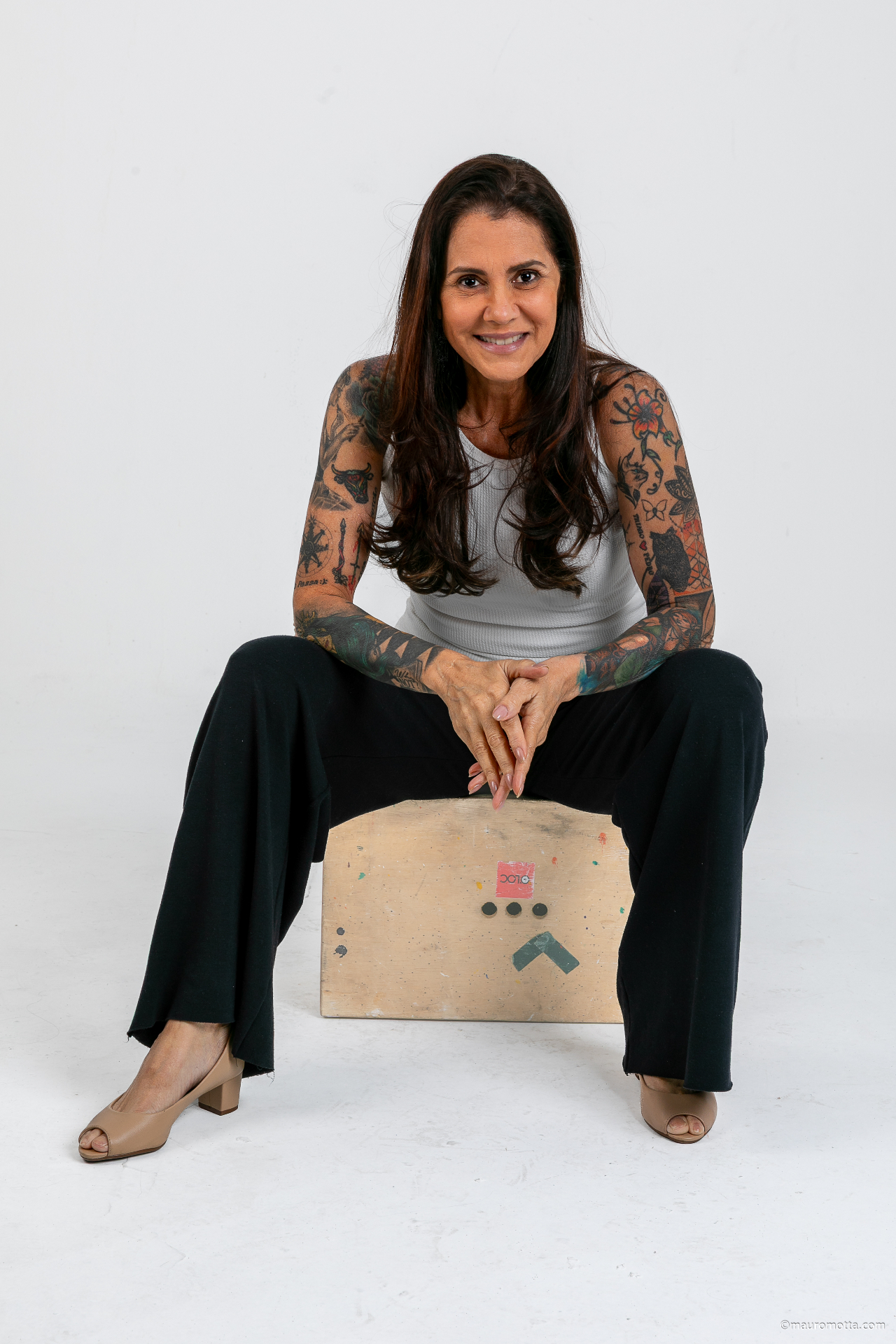 Retrato de Cris Abdalla, produtora de eventos corporativos há mais de 30 anos.